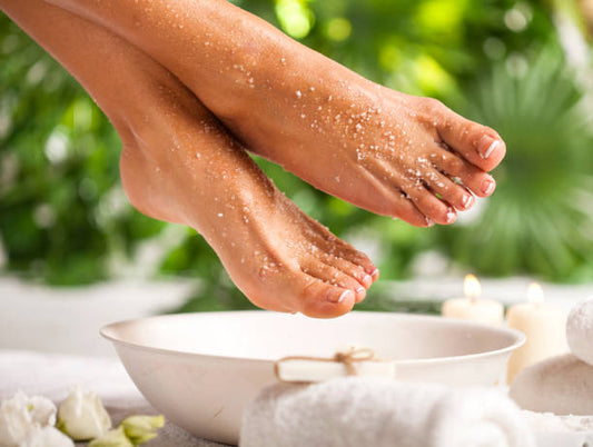 Relaxing foot soak