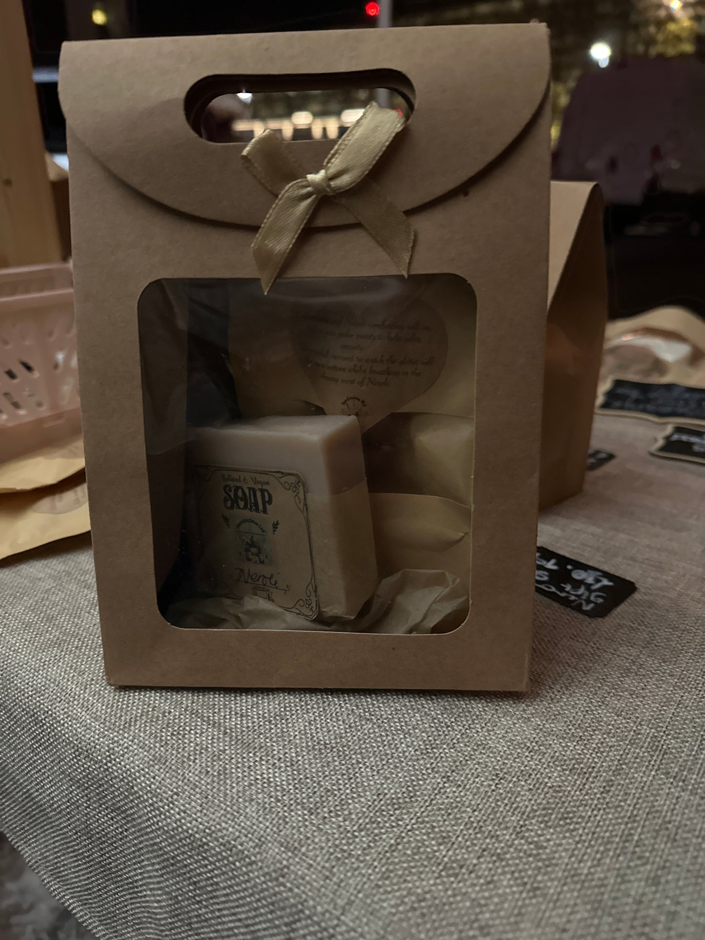 Neroli soap and oil set