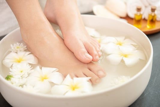 Relaxing foot soak
