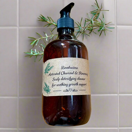 Activated Charcoal and Rosemary Scalp Detoxifying Cleanser