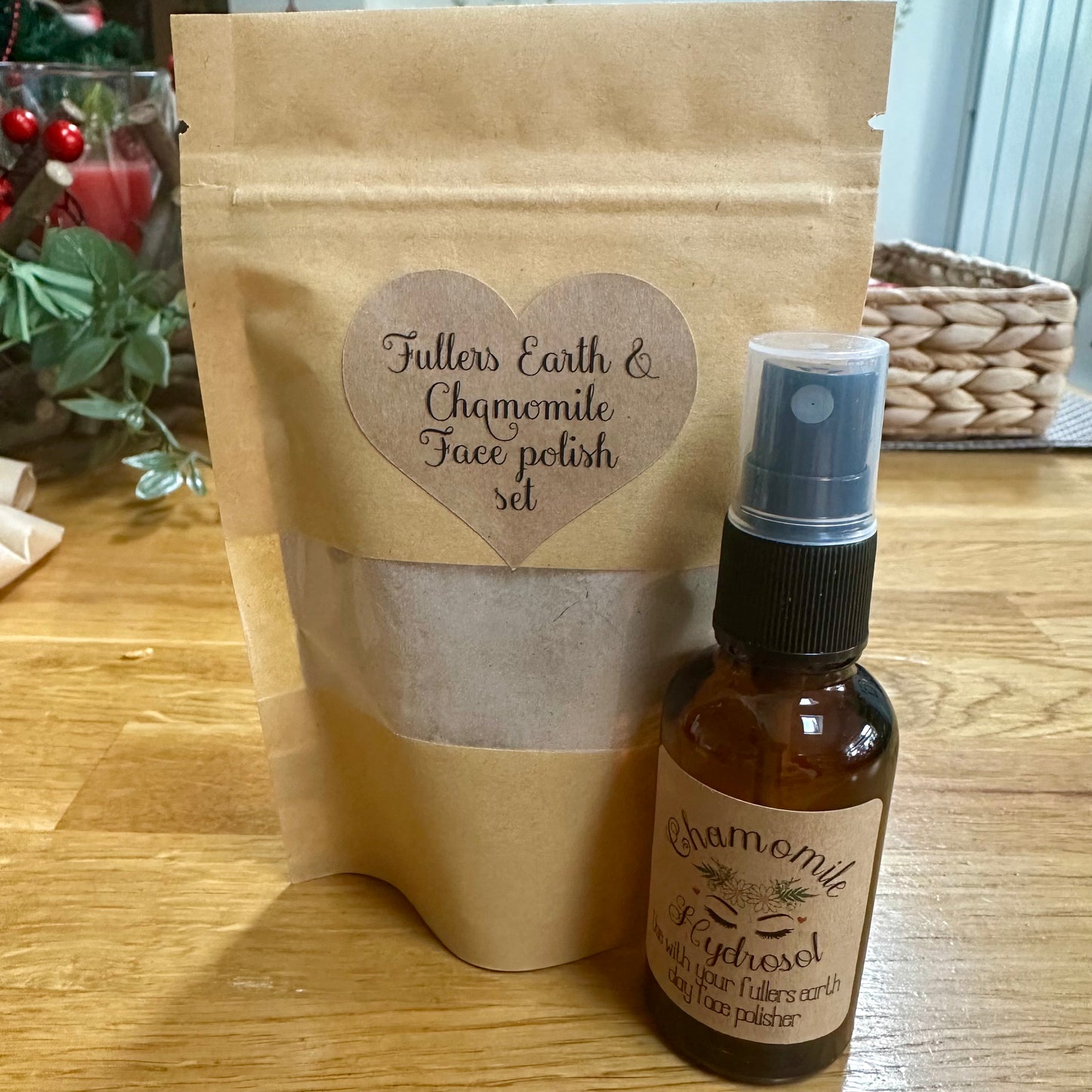 Fullers Earth & Chamomile Face mask set