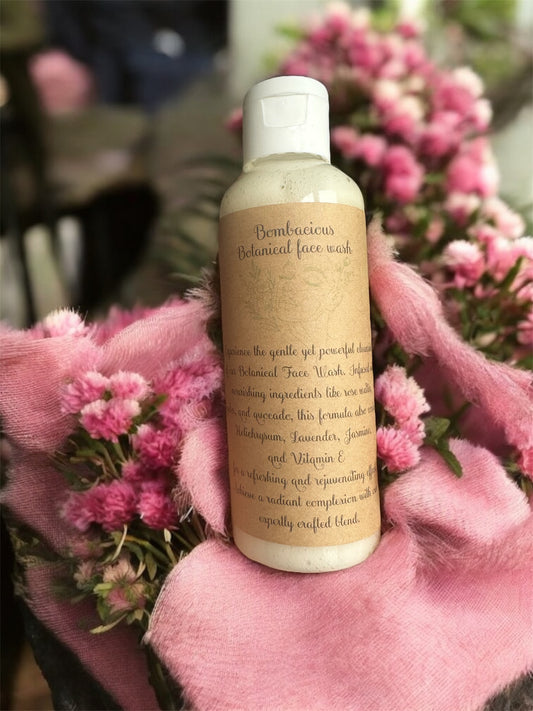 Botanical face wash