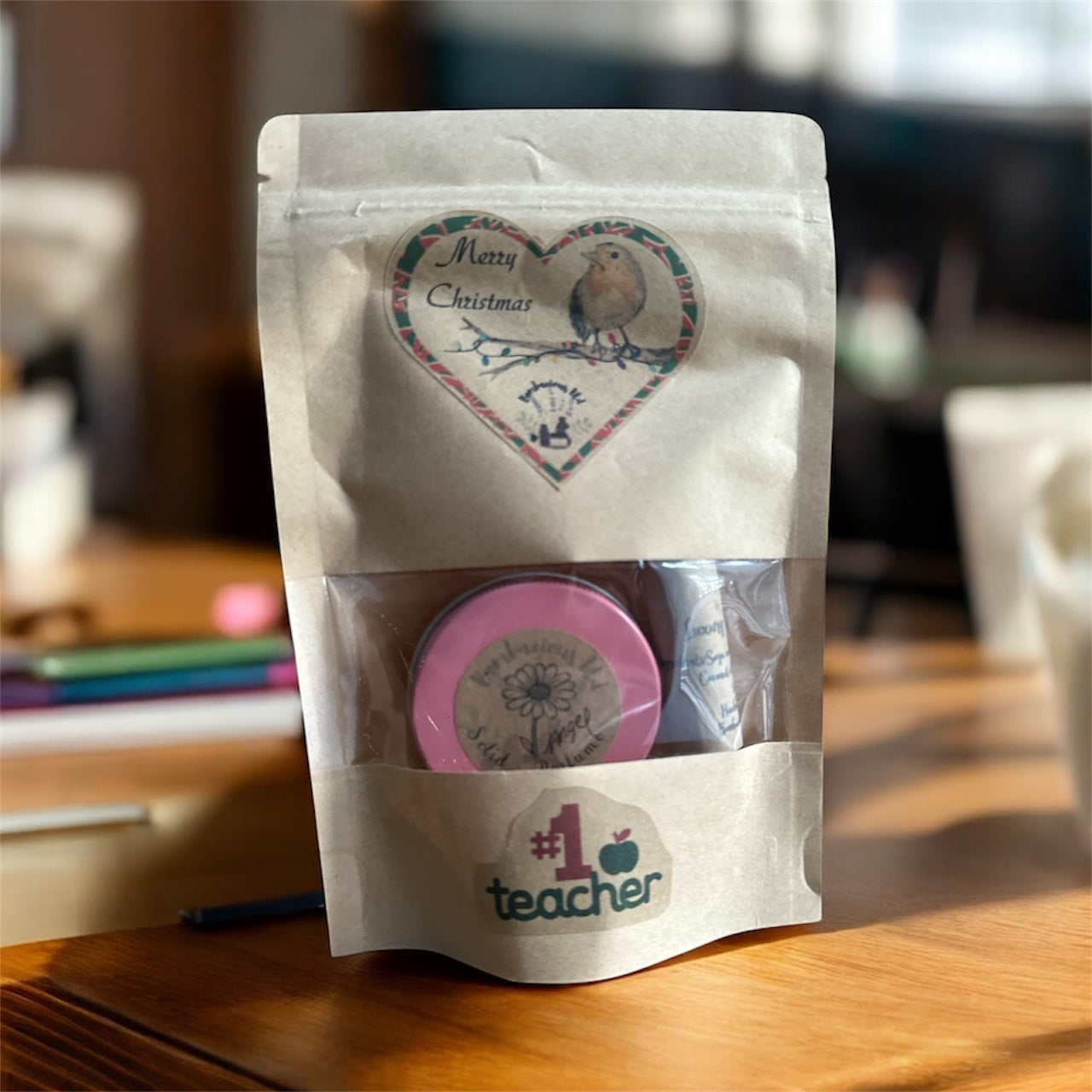 Teacher solid perfume & Lip balm giftset