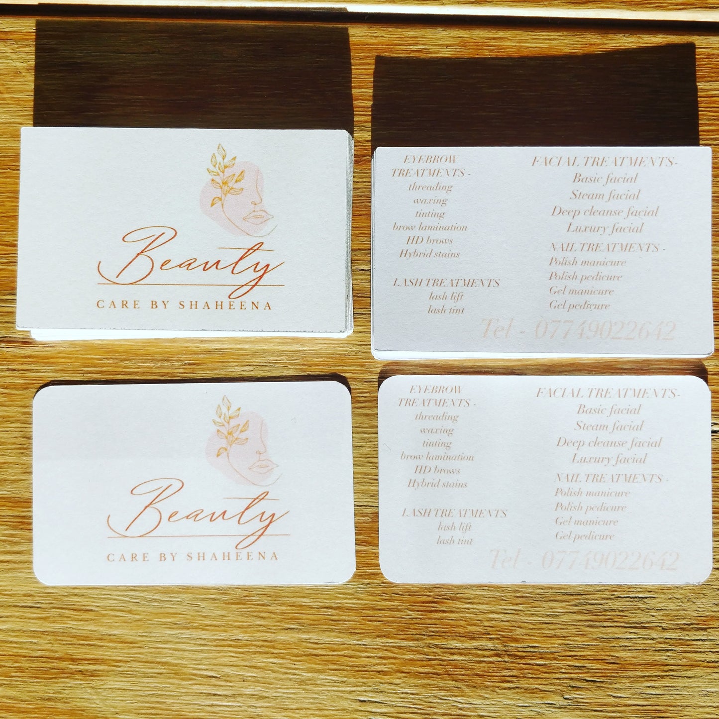 Business cards x 48