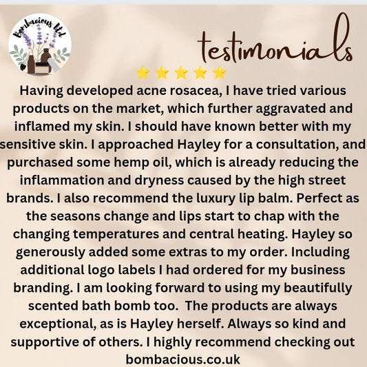 Beautiful testimonial received today