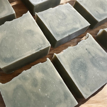 Hemp & sandalwood Fullers earth Vegan soap