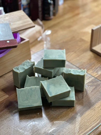 Hemp & sandalwood Fullers earth Vegan soap