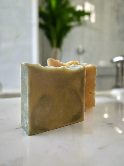 Hemp & sandalwood Fullers earth Vegan soap