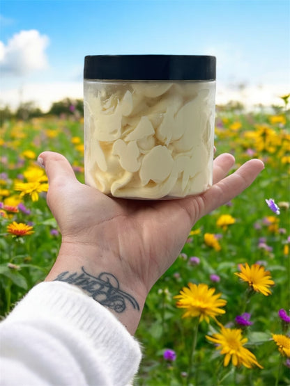 Luxury Kokum & Rosehip body butter in uplifting Pink grapefruit scent