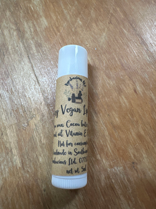 Refillable vegan lip balms