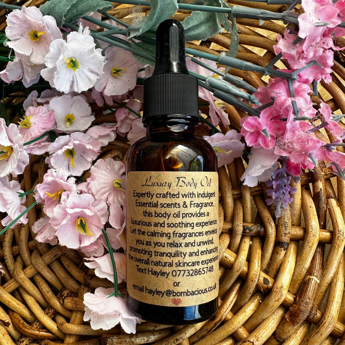 Jasmine & Ylang Ylang massage oil.