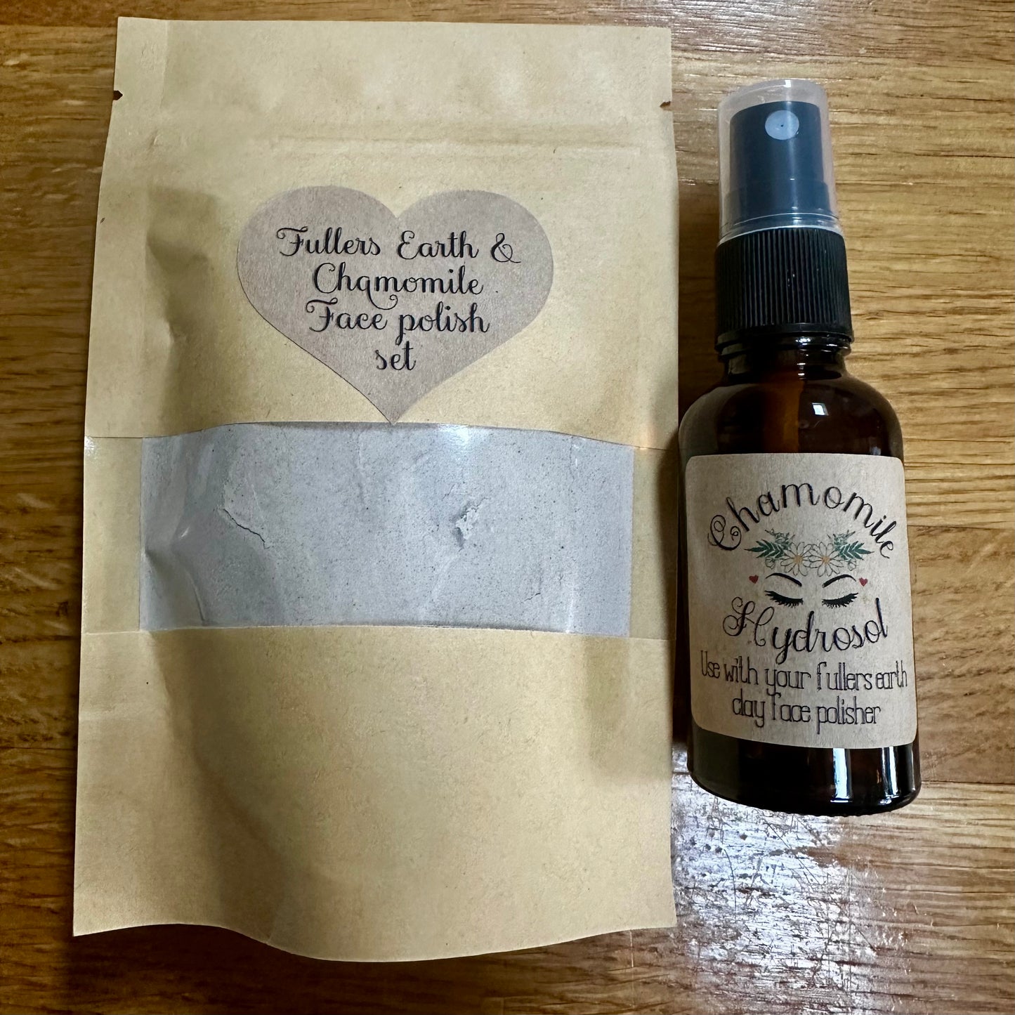 Fullers Earth & Chamomile Face mask set