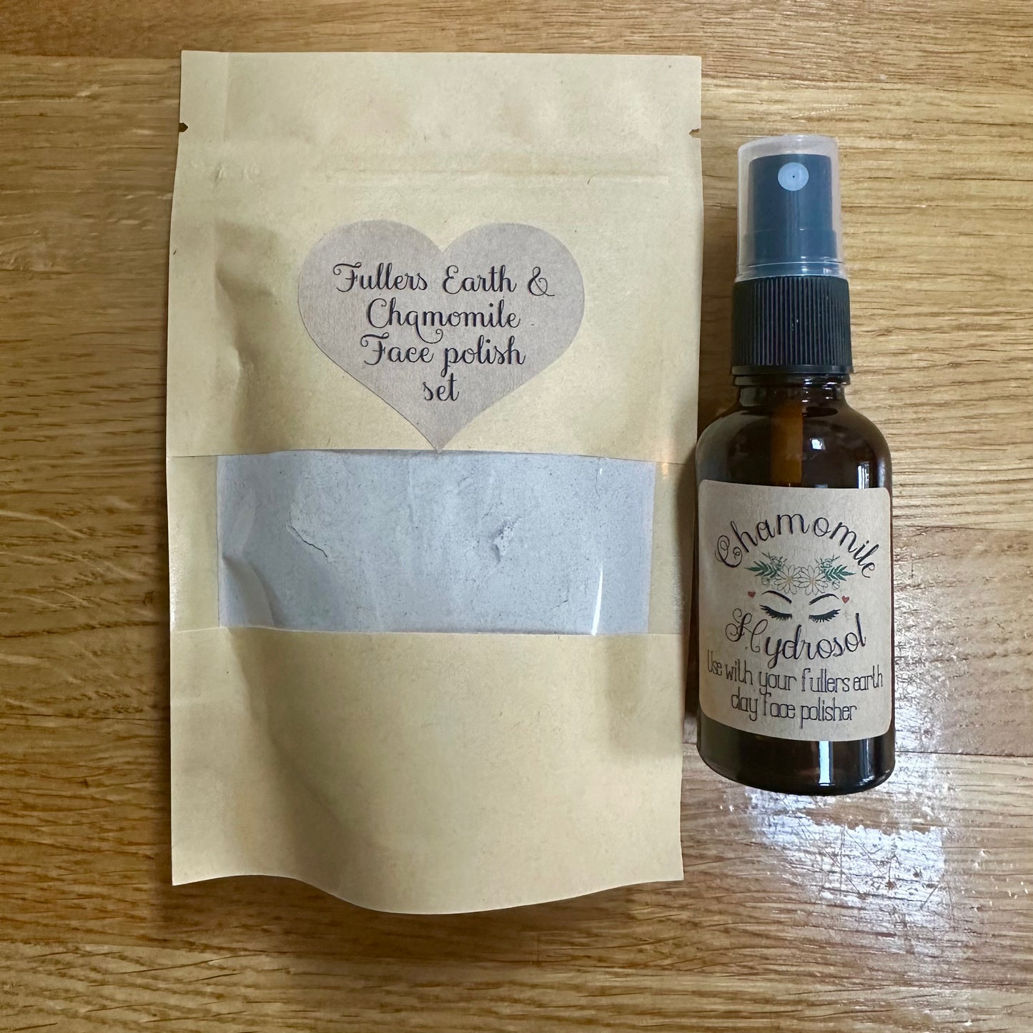 Fullers Earth & Chamomile Face mask set