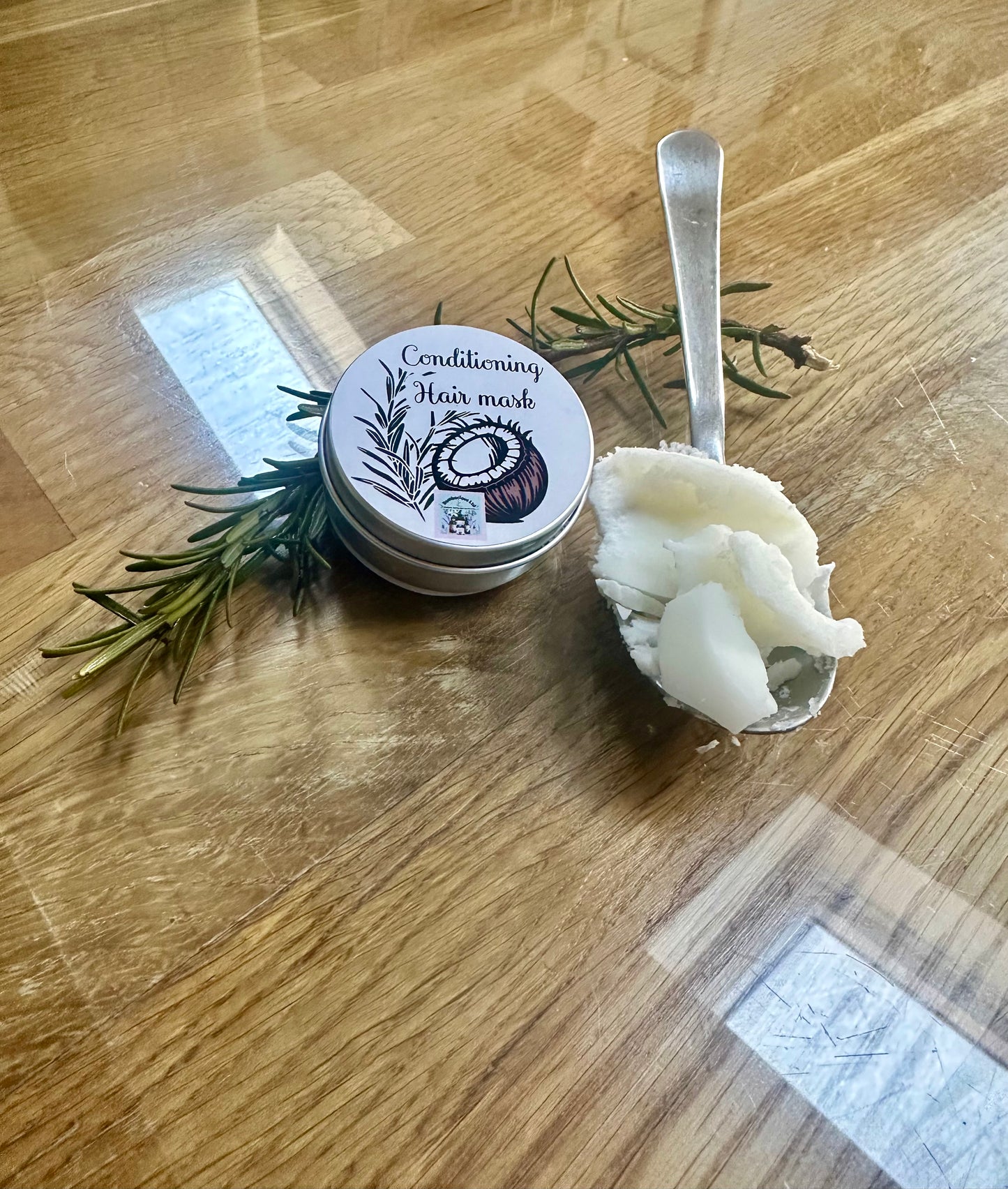 Rosemary infused deep conditioning mask