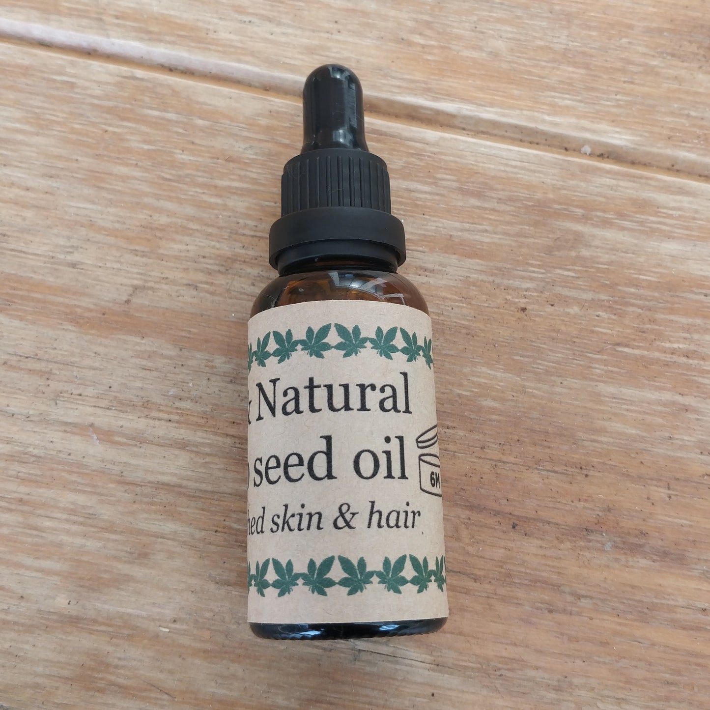 Hemp seed oil for skin and hair