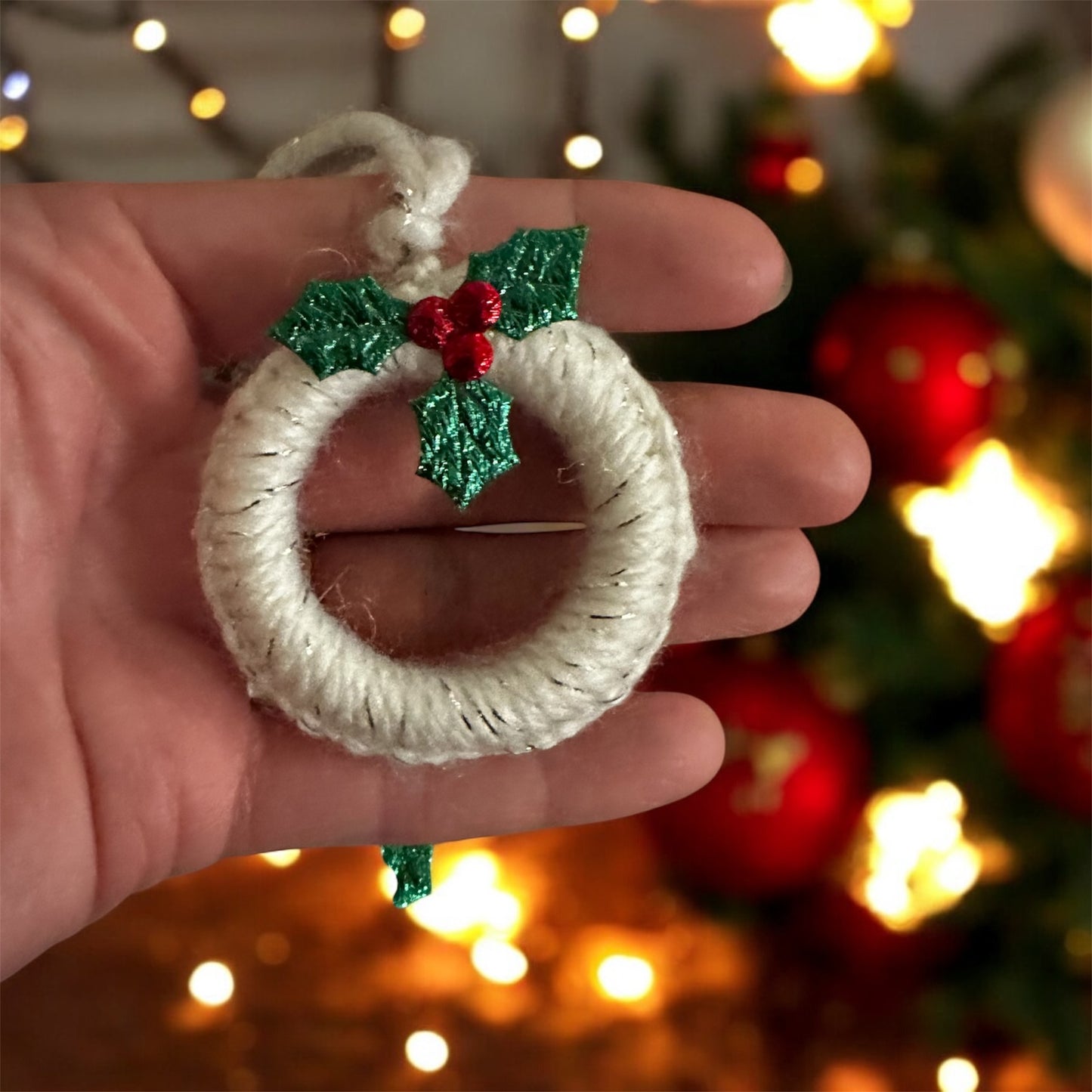 Christmas ring tree decorations