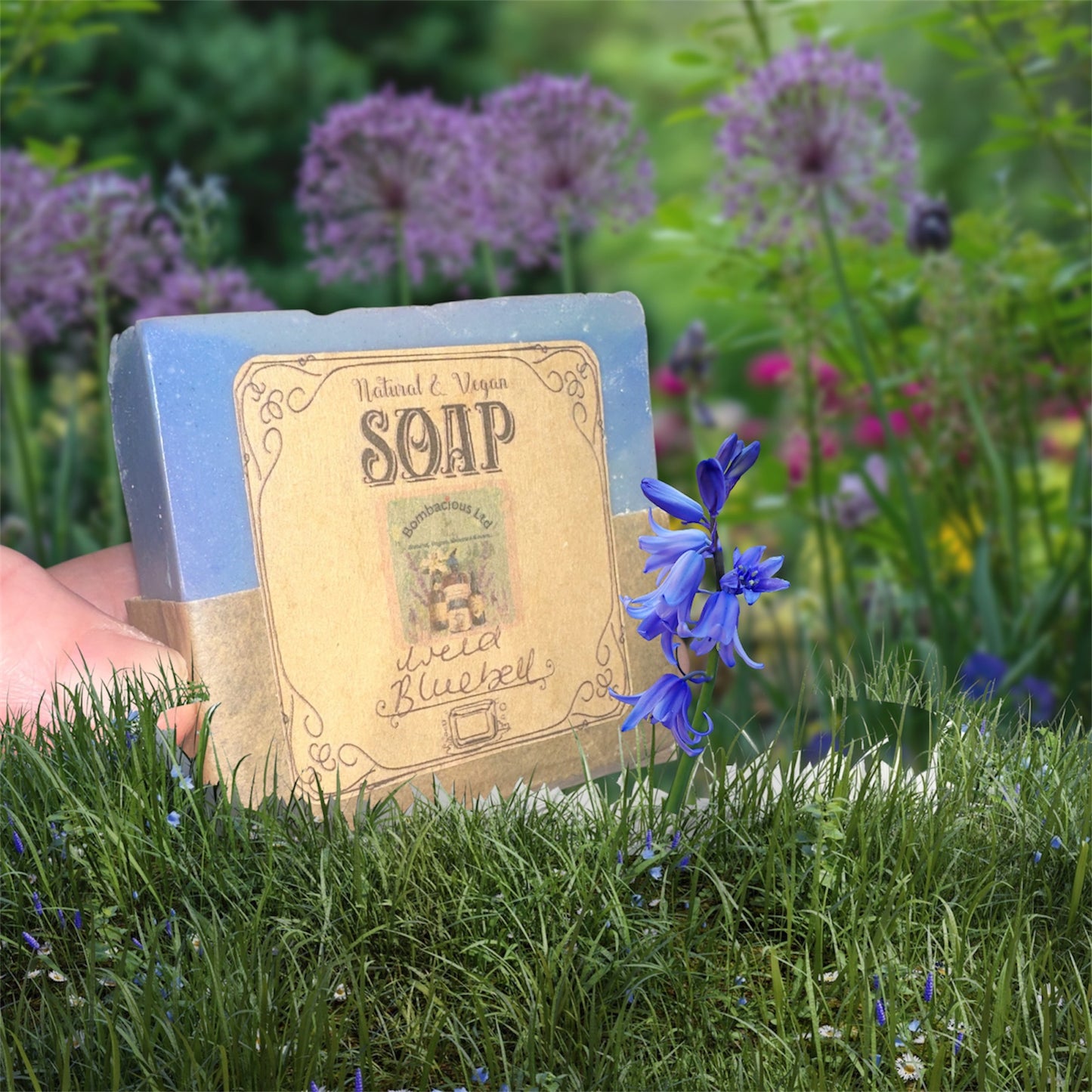 Wild bluebell vegan soap