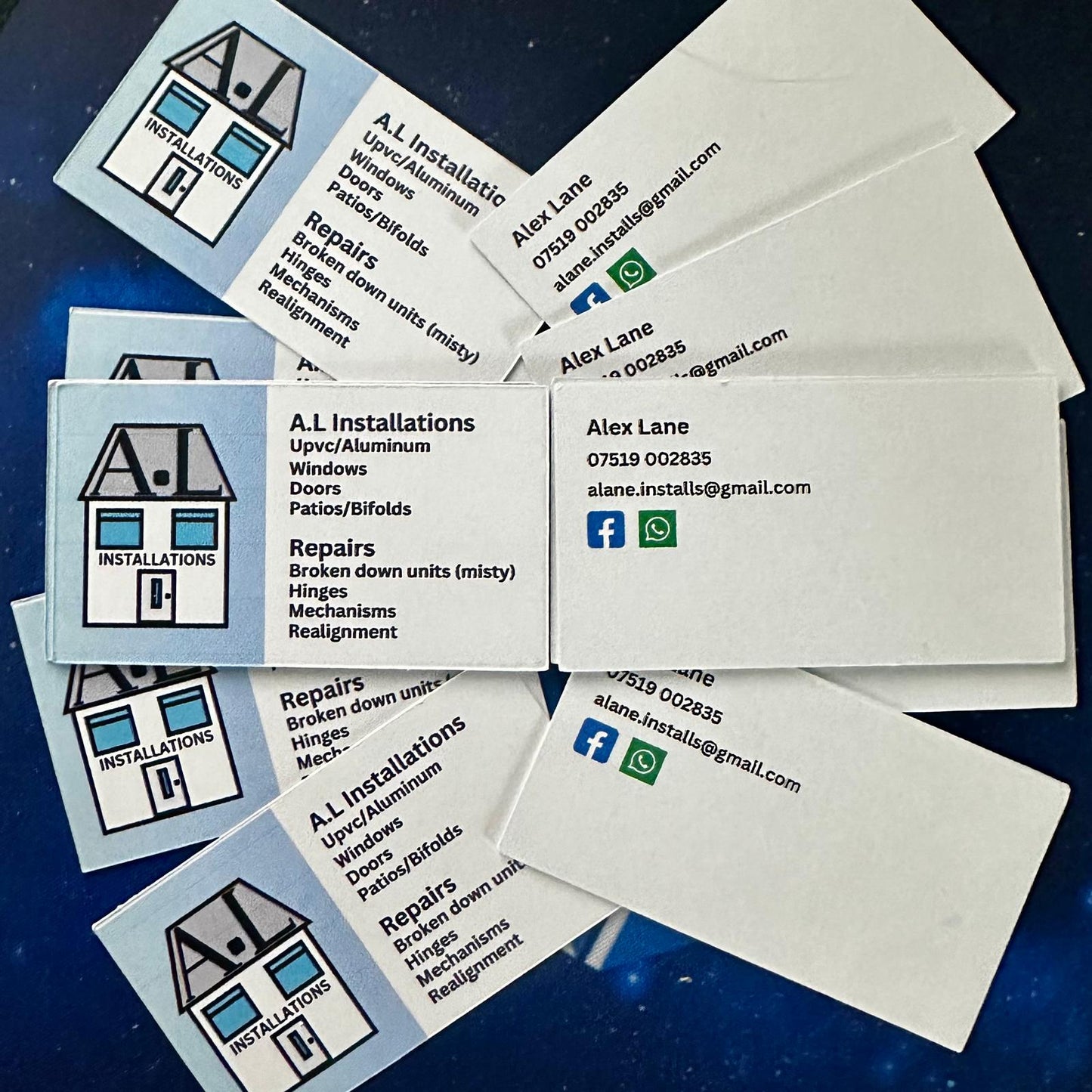 Business cards x 48