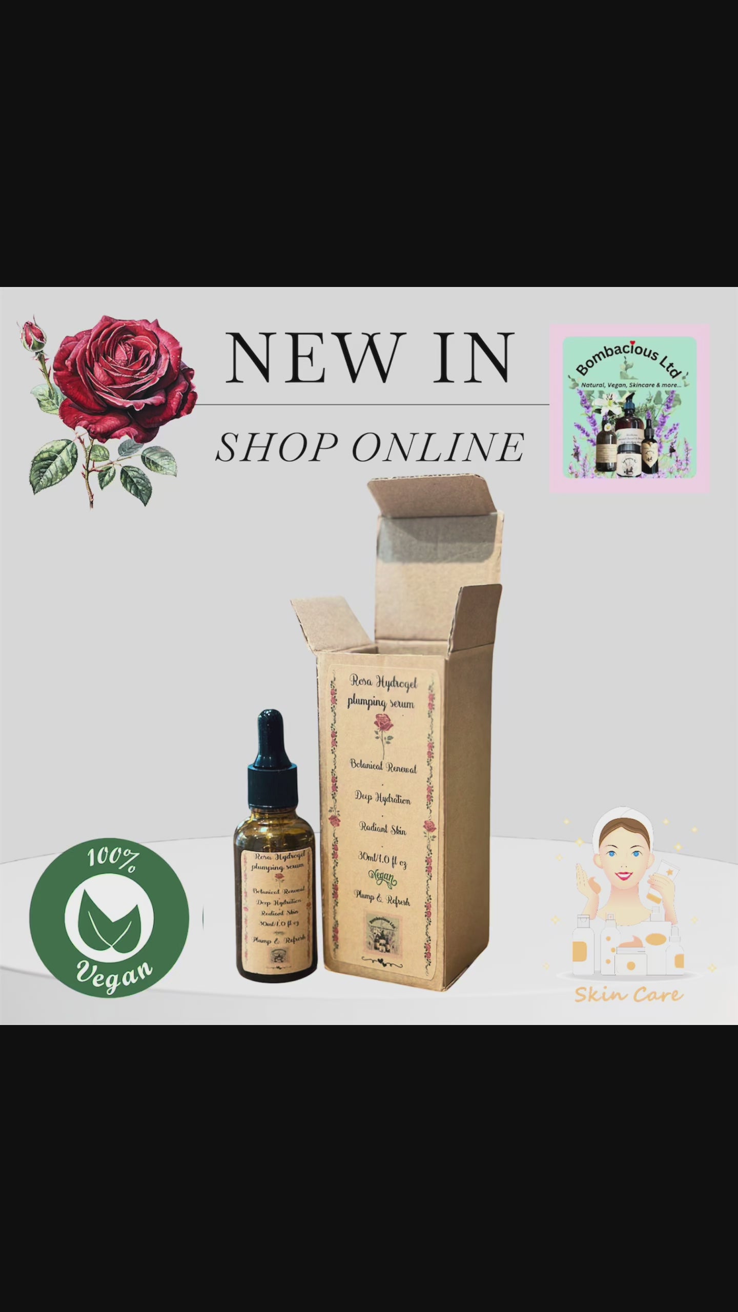 Rosa Hydrogel plumping serum – Bombacious